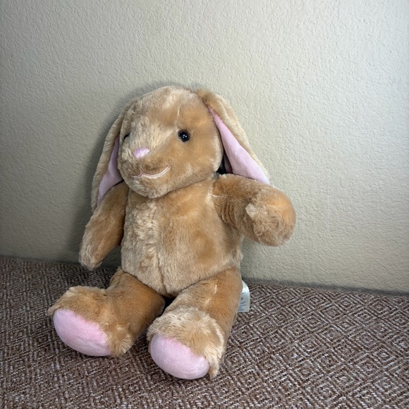 Build A Bear Workshop Tan Rabbit Pawlette Plush 15” Bunny Rabbit Has Music Sound - Picture 2 of 8